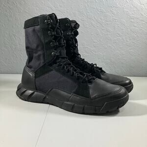 Oakley Coyote Boots Black Military Combat Work Boots Lace Up Mens Size 9.5